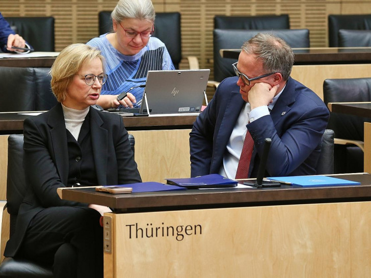 Katja Wolf und Mario Voigt (Archiv)