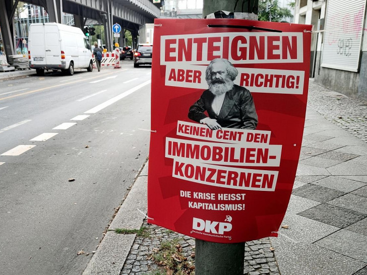 Wahlplakat für die DKP (Archiv)