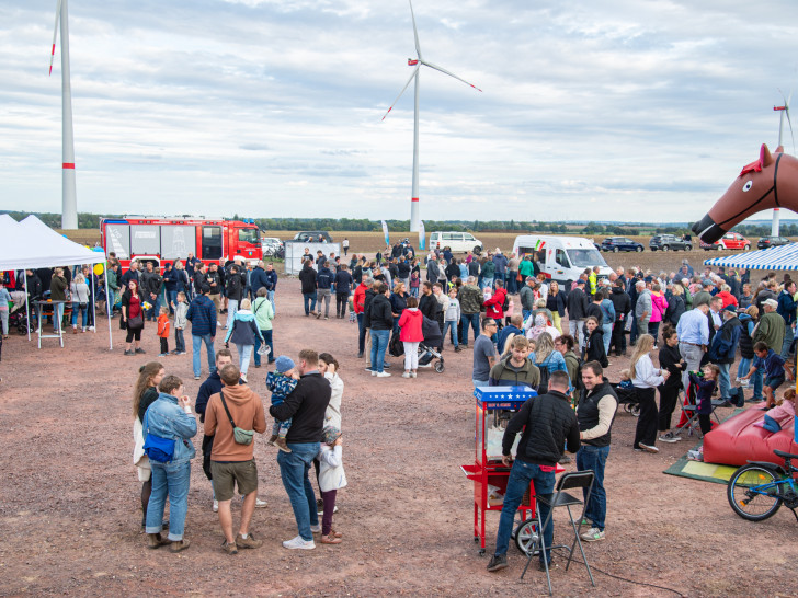 Einweihungsfeier des Windparks Söllingen am 17. September.