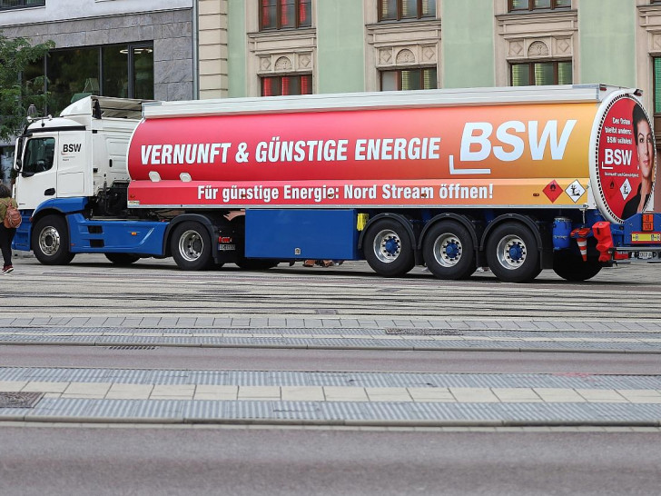 BSW-Wahlkampf-Truck am 03.09.2026