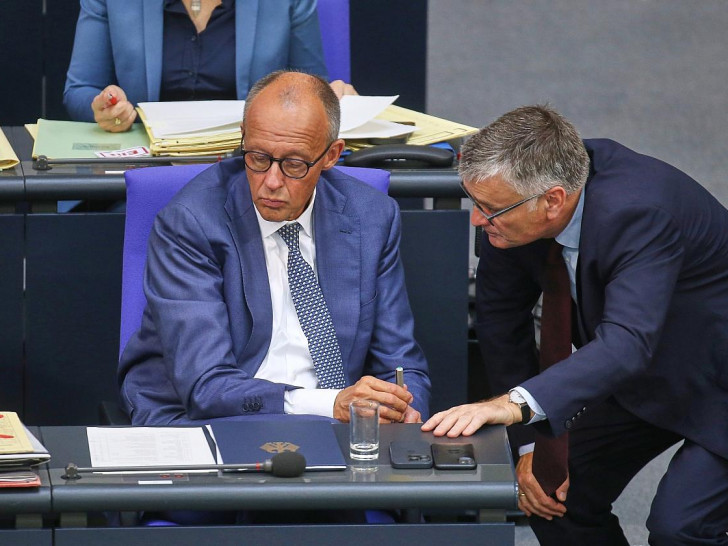Friedrich Merz und Stefan Kornelius (Archiv)