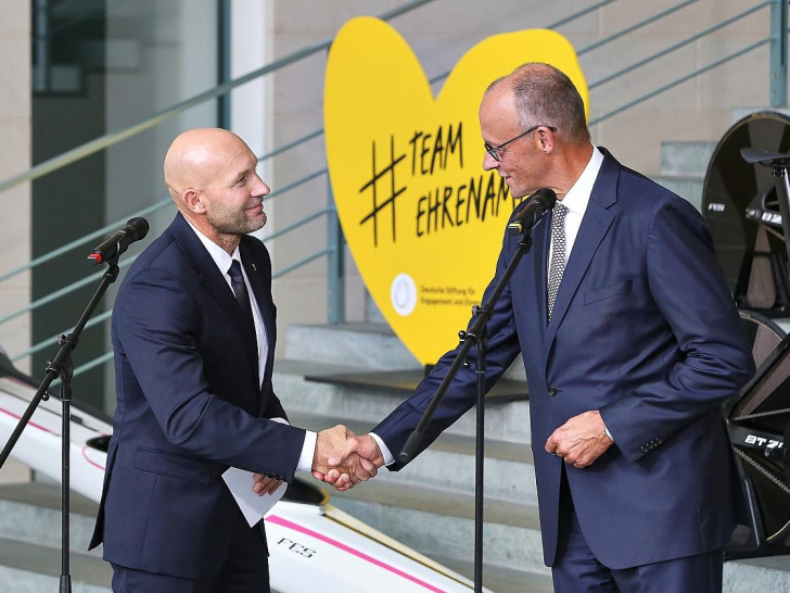 Ronald "Ronny" Rauhe und Friedrich Merz am 03.09.2026