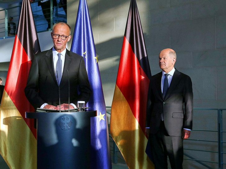 Friedrich Merz und Olaf Scholz (Archiv)