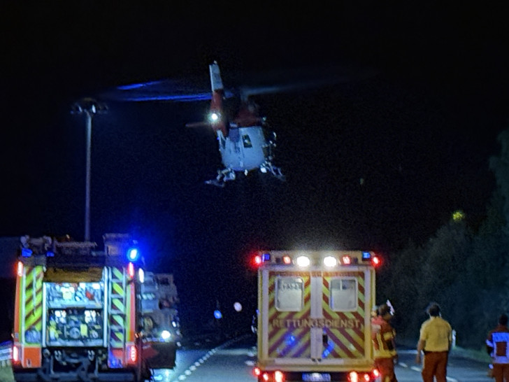 Ein Hubschrauber brachte den Verletzten in die MHH.