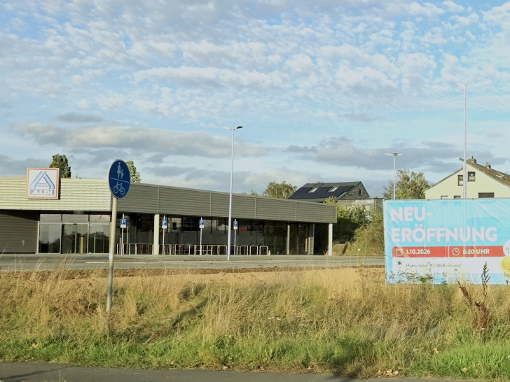 Der Aldi in Adersheim öffnet bald.