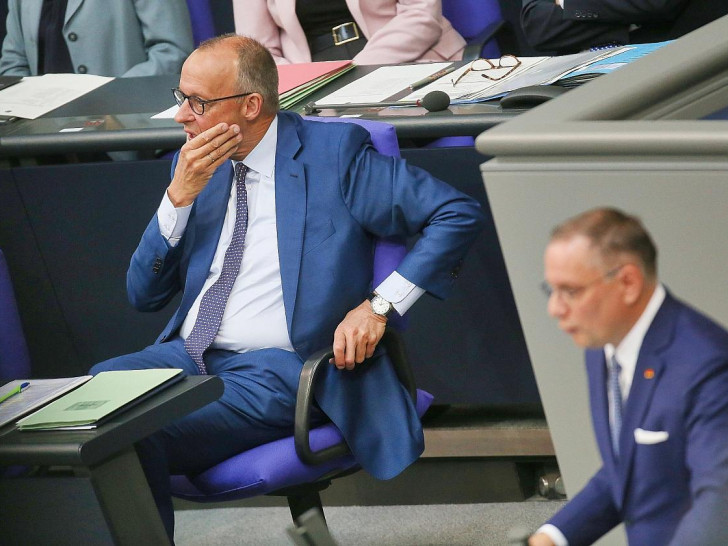 Friedrich Merz und Tino Chrupalla (Archiv)