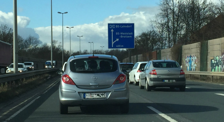 Hier ist die Braunschweiger Stadtautobahn ab Donnerstagabend voll gesperrt