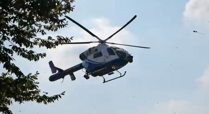 Drohne und Polizeihubschrauber über Ilsede - Das war der Grund