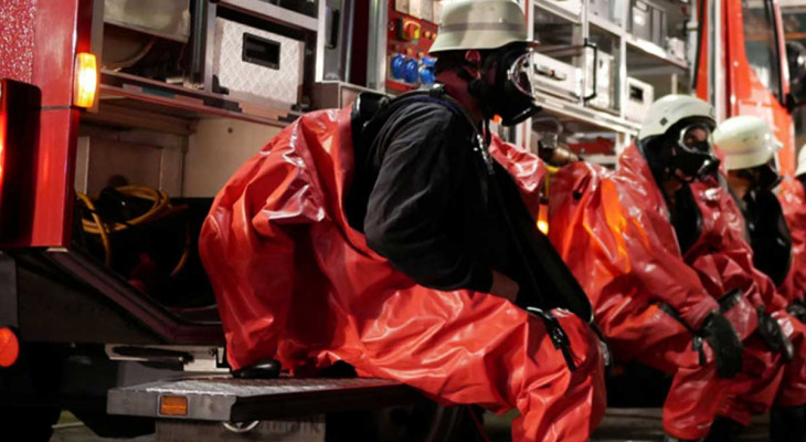 Chemikalien-Unfall in Schöppenstedt: Fass mit Natronlauge ausgelaufen